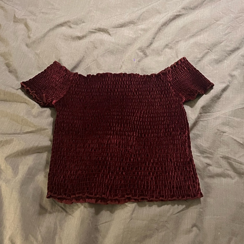 Smocked Off-Shoulder Top